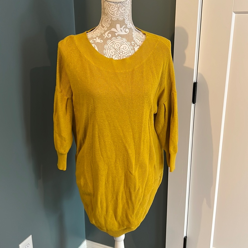 Express mustard yellow sweater